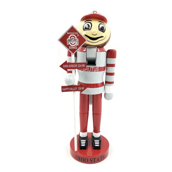 Santa's Workshop 12in. Ohio State Rivalry Nutcracker - image 