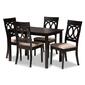 Baxton Studio Lucie 5pc. Wooden Dining Set - image 5