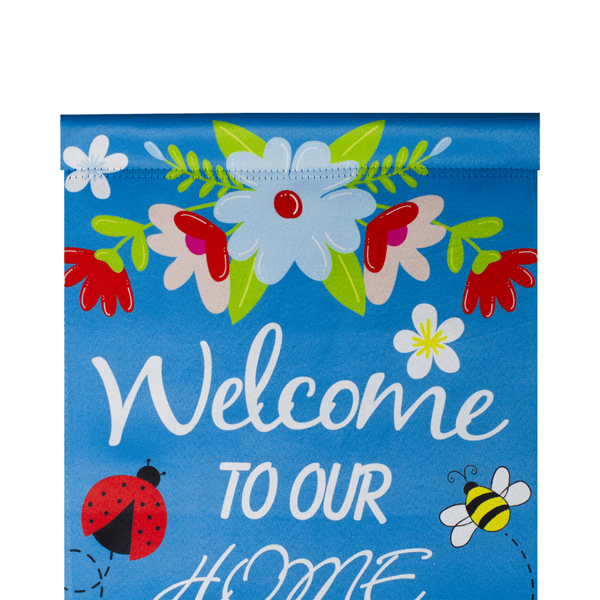 Northlight Welcome to Our House Outdoor Garden Flag