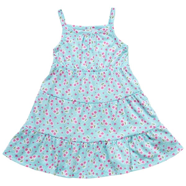 Girls &#40;4-6x&#41; Sweet Butterfly&#40;R&#41; Cherry Heart Dot Tiered Dress