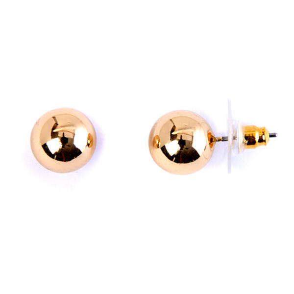 Chaps Gold-Tone Stud Earrings - image 