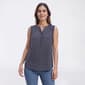 Petite Hasting & Smith Americana Star Split Neck Tank Top - image 1