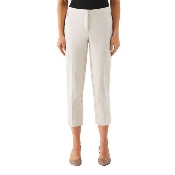 Petite Rafaella&#40;R&#41; Satin Twill Capri Pants w/Grommets - image 