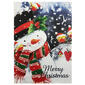 Northlight Seasonal Snowman and Birds Christmas Garden Flag - image 1