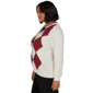 Plus Size Emaline Country Code Long Sleeve Argyle Sweater - image 4