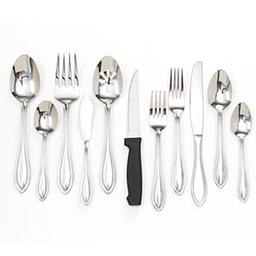 Pfaltzgraff® 53pc. American Bead Silverware Set