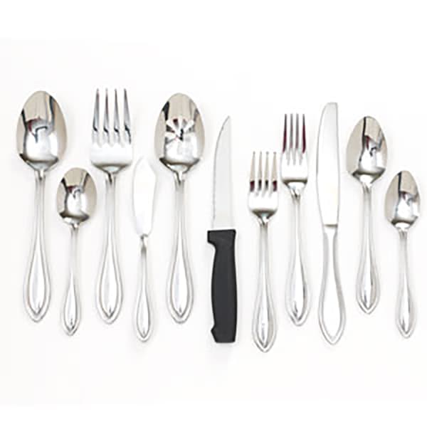 Pfaltzgraff® 53pc. American Bead Silverware Set