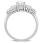 Gemstone Classics™ 10kt. White Gold 2ctw. Moissanite Ring - image 4