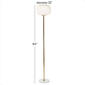 9th & Pike&#174; White Metal Modern Floor Lamp - image 7