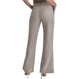 Womens DKNY High Waist Herringbone Slim Bootcut Pants