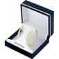14kt. Gold over Brass 39mm Hi-Polished Tube Hoop Earrings - image 3