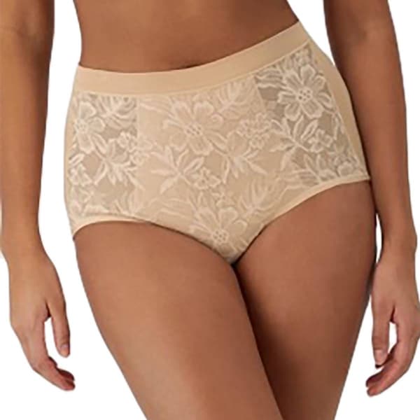 Womens Bali Breathe Lace Brief Panties DFCLBF - image 