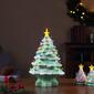 Mr. Christmas 14in. Nostalgic Light Up Seafoam Tree - image 2