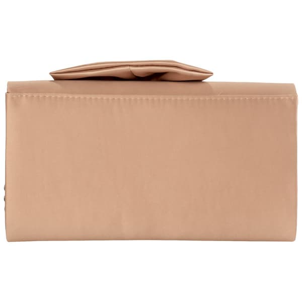 Sasha Satin Flap Clutch with Chain