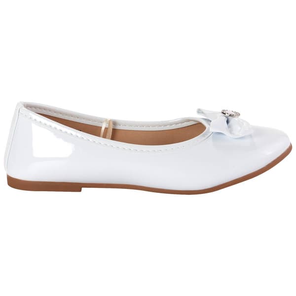 Big Girls Josmo Patent Flats w/ Bows