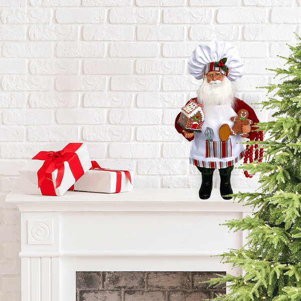 Santa''s Workshop 15in. Gingerbread Claus