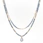 Ashley Cooper&#40;tm&#41; Gold-Tone & Blue Layered Pendant Necklace - image 1