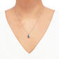 Gemstone Classics&#8482; Pear Swiss Blue & White Topaz Necklace - image 3