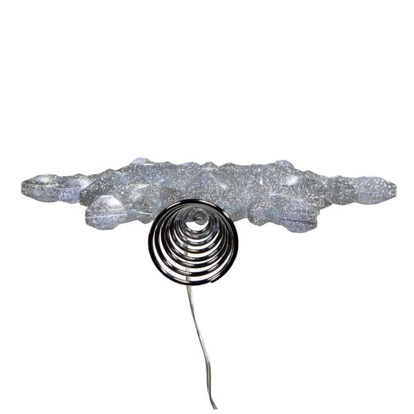 Kurt Adler 25-Light LED Glittered Snowflake Tree Topper