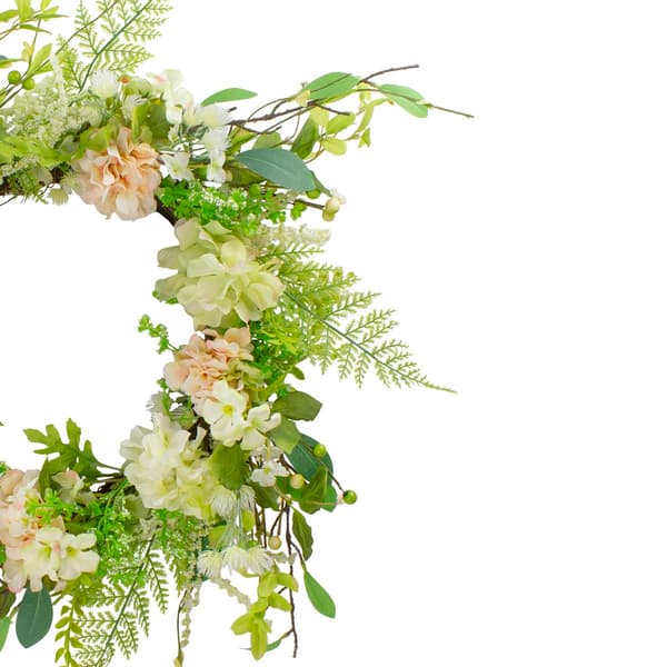 Northlight Seasonal Artificial Hydrangea & Berry Spring Wreath