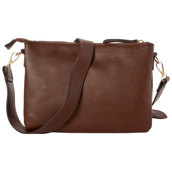 DS Fashion Cow Triple Compartment Crossbody