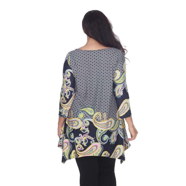 Plus Size White Mark Teagan Tunic Top