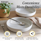 Sango Anderson Cream 10in. Large Ceramic Serving Bowl - Set of 2 - image 4