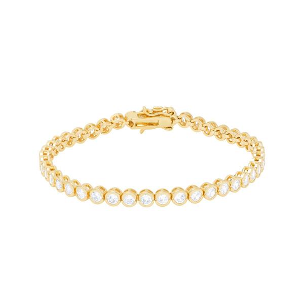 Gold Plated Bezel Bracelet - image 