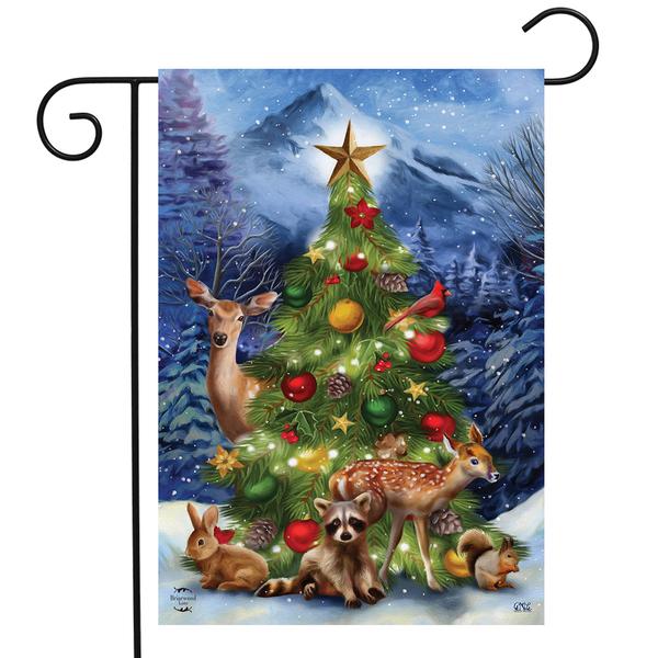 Briarwood Lane Christmas Tree Friends Garden Flag - image 