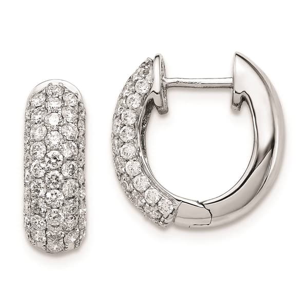Pure Fire 14kt. White Gold 1 1/5ctw. Lab Grown Diamond Earrings