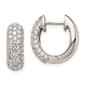 Pure Fire 14kt. White Gold 1 1/5ctw. Lab Grown Diamond Earrings - image 1