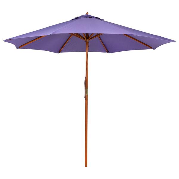 Northlight Seasonal Outdoor Patio Market Umbrella w/ Wooden Pole