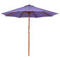 Northlight Seasonal Outdoor Patio Market Umbrella w/ Wooden Pole - image 1