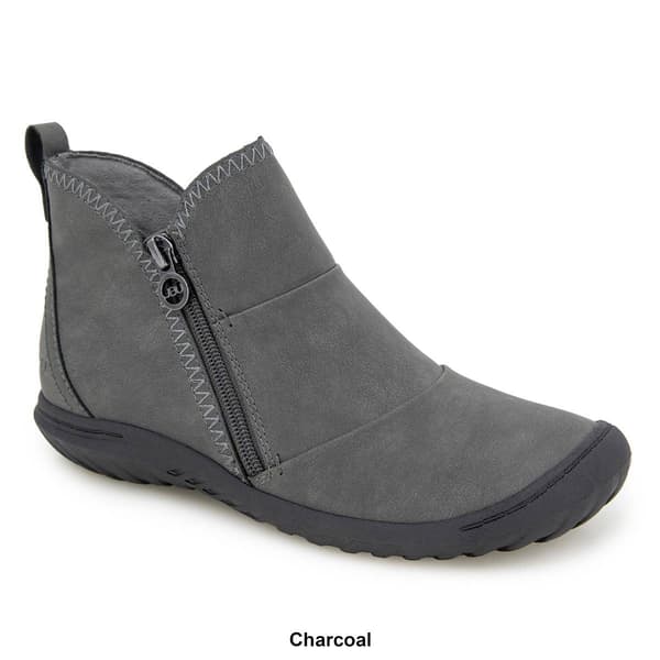 Womens JBU Piper Memory Foam Flat Ankle Boots