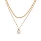 Steve Madden Stone Layered Necklace - image 2
