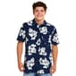 Mens VSTR Big Floral Short Sleeve Button Down Shirt - image 1