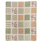 Donna Sharp Peach Rose Cotton Throw - image 3