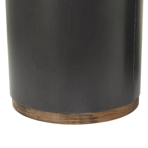 9th & Pike® 2pc. Rustic Black Metal Accent Table Set