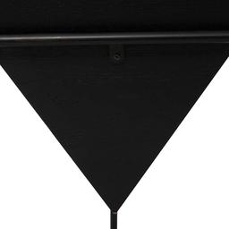 9th & Pike® Black Metal and Wood Modern Accent Table