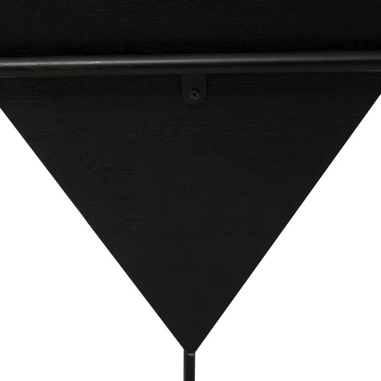 9th & Pike® Black Metal and Wood Modern Accent Table