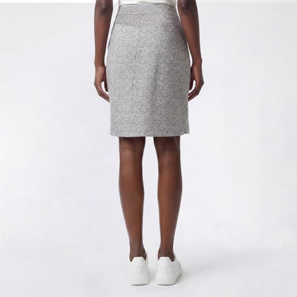 Plus Size Napa Valley Mini Floral Super Stretch Split Hem Skort