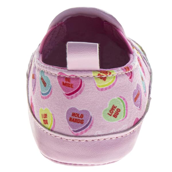 Baby Girls Sweethearts® Slip-On Sneakers w/ Conversation Hearts