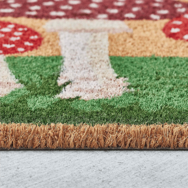 VCNY Home Mushroom Outdoor Coir Doormat