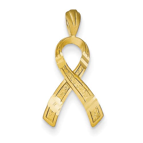 Gold Classics&#40;tm&#41; 14kt. Yellow Gold Awareness Pendant - image 