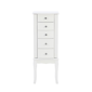 Linon Home Decor Jasmine White Jewelry Armoire - image 2