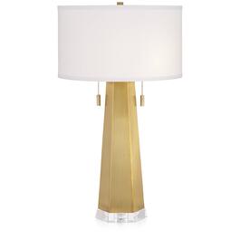 Pacific Coast Lighting Fortress 28in. Antique Brass Table Lamp