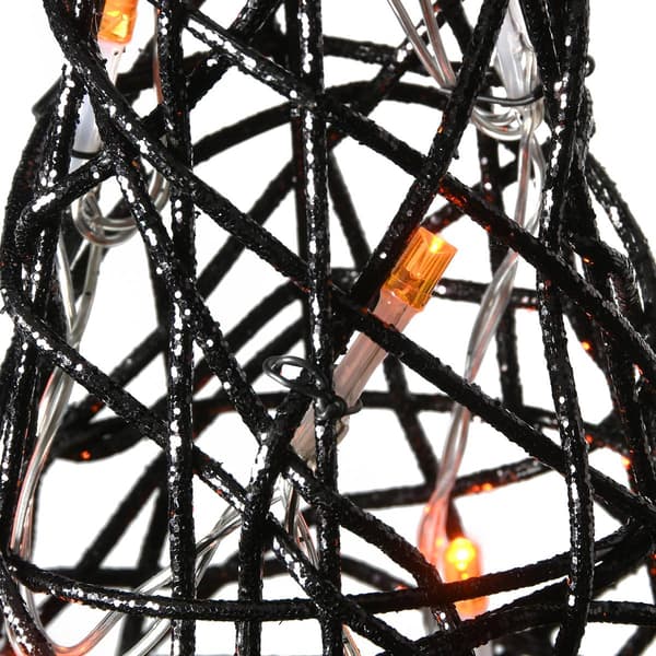 National Tree 23in. Pre-Lit Black Witch&#8217;s Hat Garden Stakes