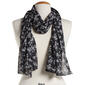 Renshun Small Floral Oblong Scarf - image 2