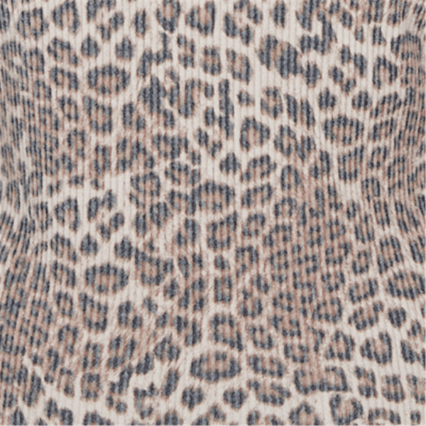 Plus Size Alfred Dunner Luxe Be A Lady Ribbed Leopard Blouse