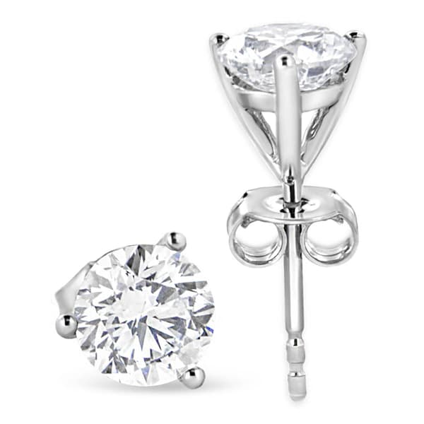 Haus of Brilliance 1/2ctw. Lab Grown Diamond Solitaire Earrings